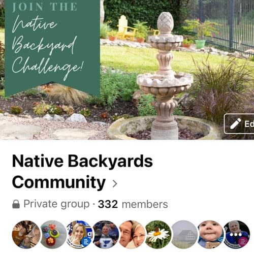 Native Backyards Facebook Group