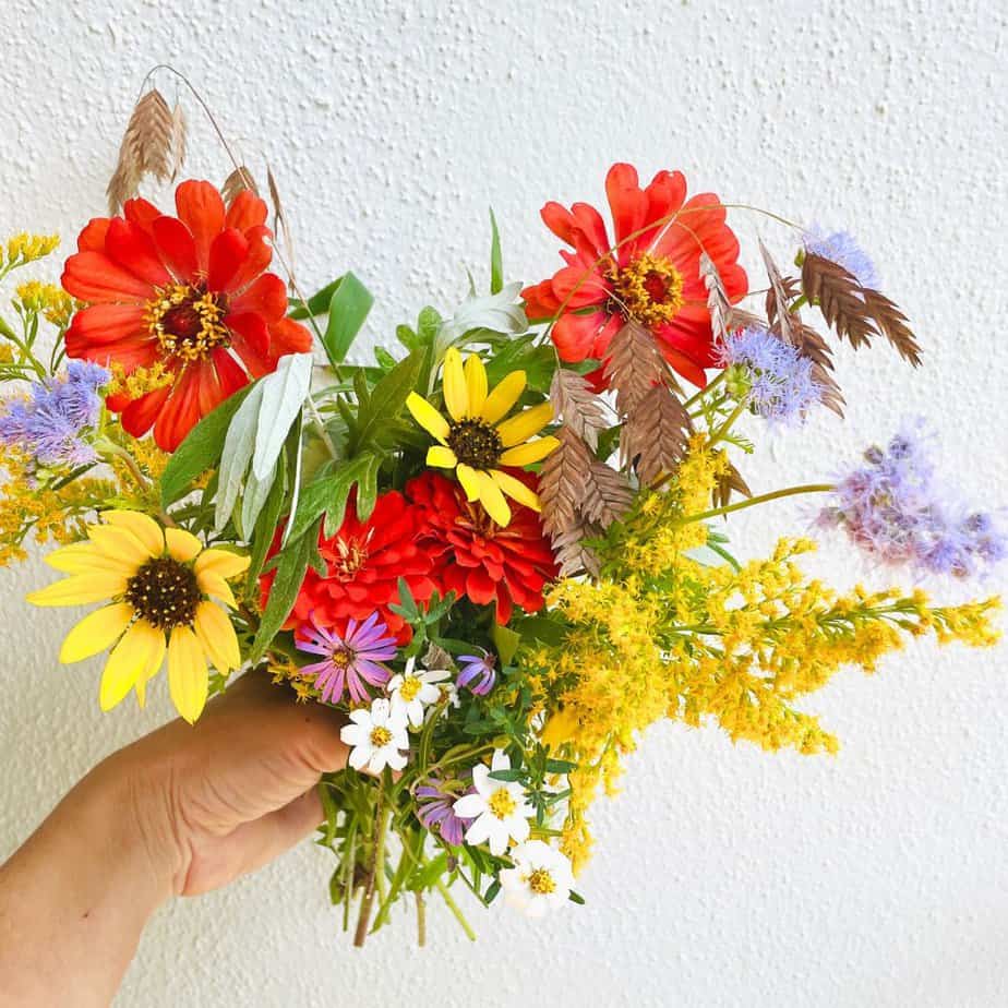 Fall flower bouquet